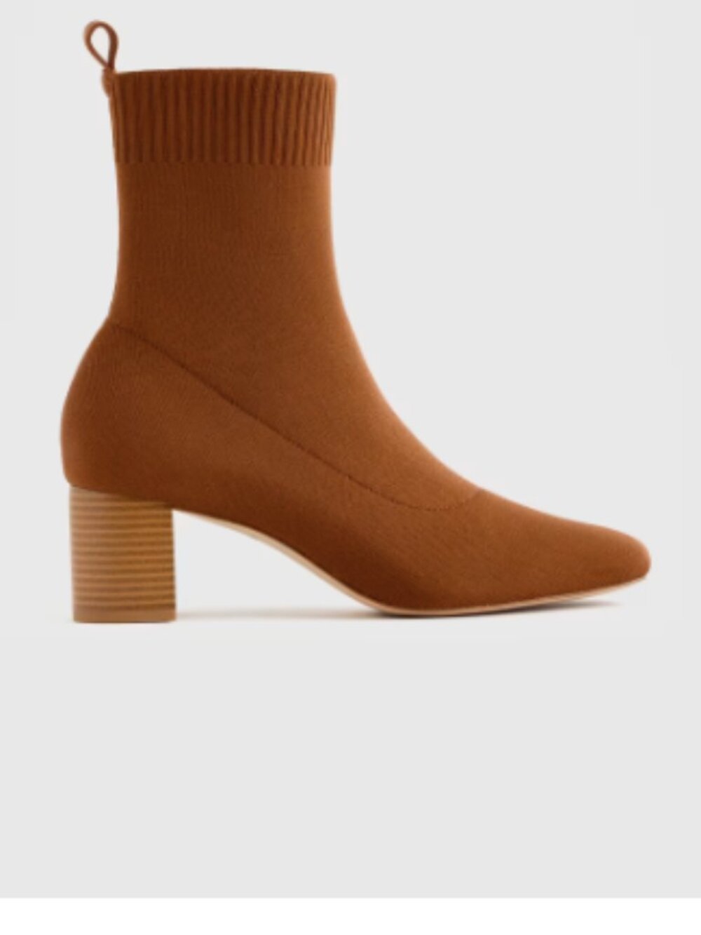Eco Knit Heeled Bootie